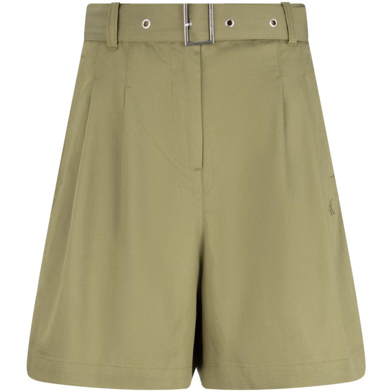 Calvin Klein Solid Color Mid-Rise Belted Pleated A-Line Casual Shorts Women shorts Sage-Green J223327 S
Calvin Klein Solid Color Mid-Rise Belted Pleated A-Line Casual Shorts Women shorts Sage-Green J223327 S