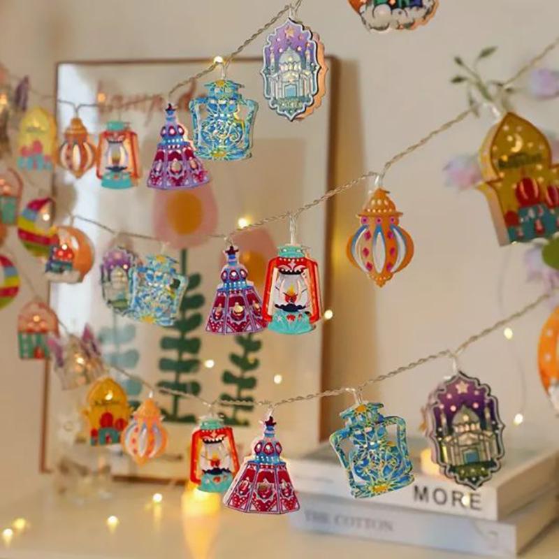 Arabian Festival LED String Lights: Star & Moon Design for Living Room Decor 1.65m 10 Lights (USB, Steady)
Arabian Festival LED String Lights: Star & Moon Design for Living Room Decor 1.65m 10 Lights (USB, Steady)