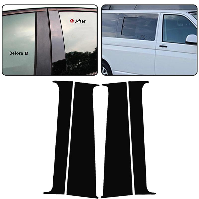 4Pcs Matte Black Car Mirror Effect Car Door Middle Column Window Center BC Pillar Post Cover Trim Fit For VW T5/T6 2008-2021
4Pcs Matte Black Car Mirror Effect Car Door Middle Column Window Center BC Pillar Post Cover Trim Fit For VW T5/T6 2008-2021