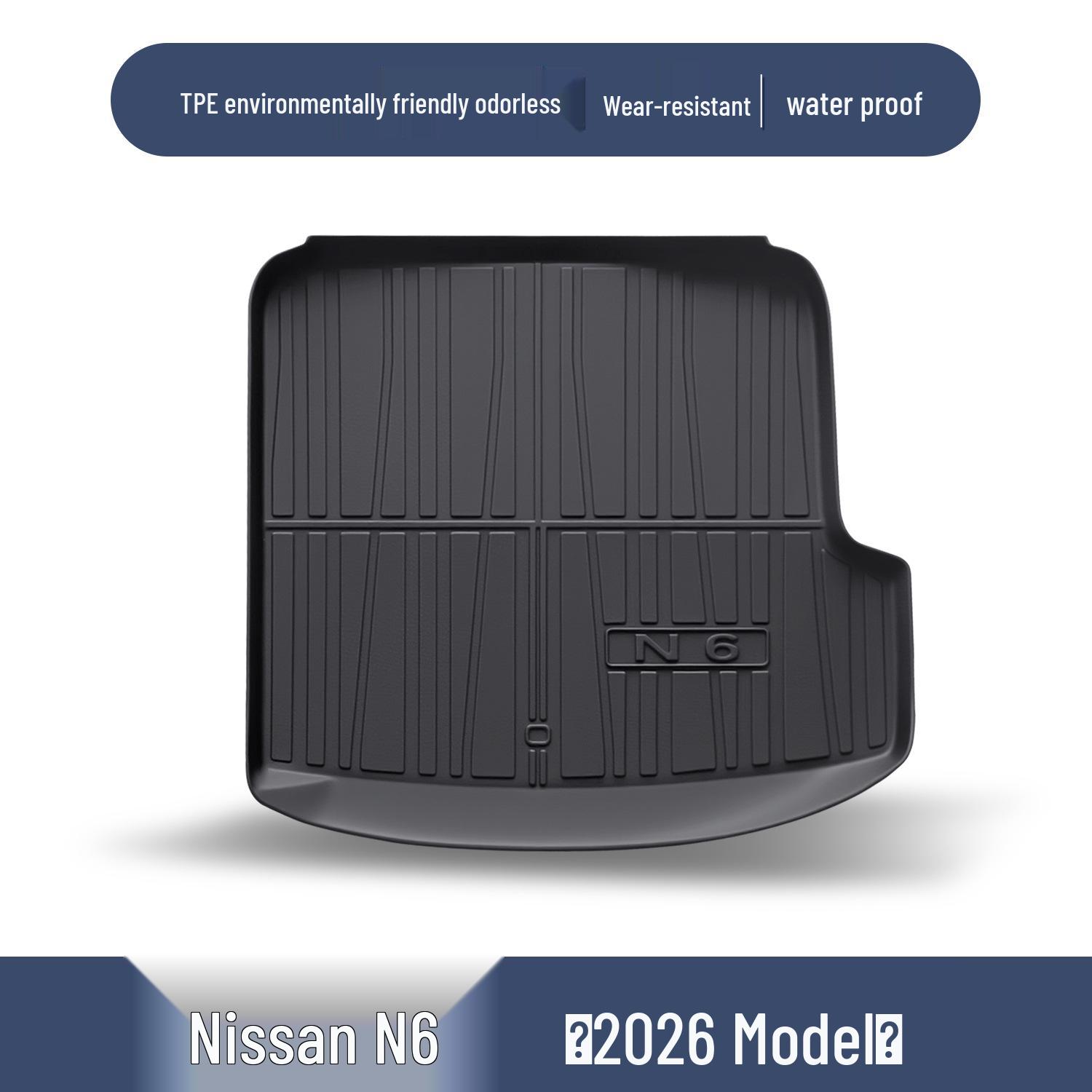 Nissan N6 Waterproof TPE Trunk Mat for Interior Enhancement and Decoration 100*90 cm
Nissan N6 Waterproof TPE Trunk Mat for Interior Enhancement and Decoration 100*90 cm