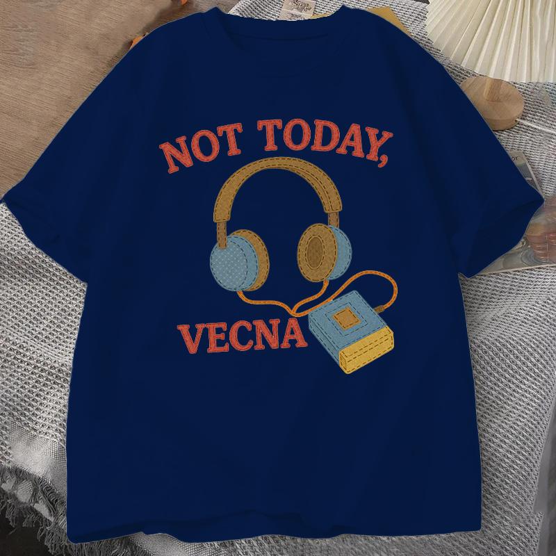 Not Today Vecna Women T Shirt Summer Tracksuit Crew Neck Short Sleeve Tops Casual Cotton Sportswear Harajuku Retro Streetwear S
Not Today Vecna Women T Shirt Summer Tracksuit Crew Neck Short Sleeve Tops Casual Cotton Sportswear Harajuku Retro Streetwear S