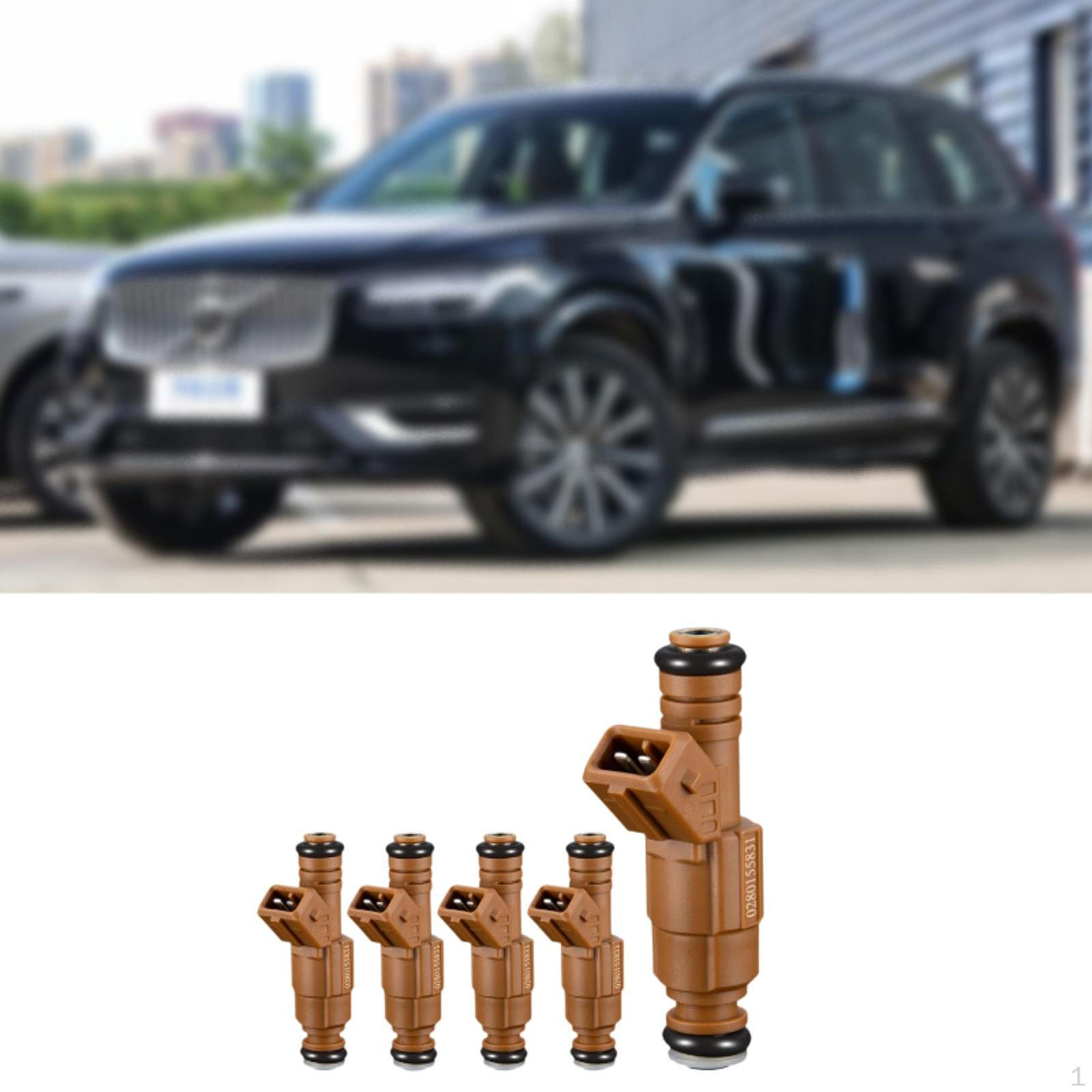 5 шт. Топливный инжектор 0280155831 металлический для Volvo V70 2004 L5 2.5L 2.5T Awd
5 шт. Топливный инжектор 0280155831 металлический для Volvo V70 2004 L5 2.5L 2.5T Awd