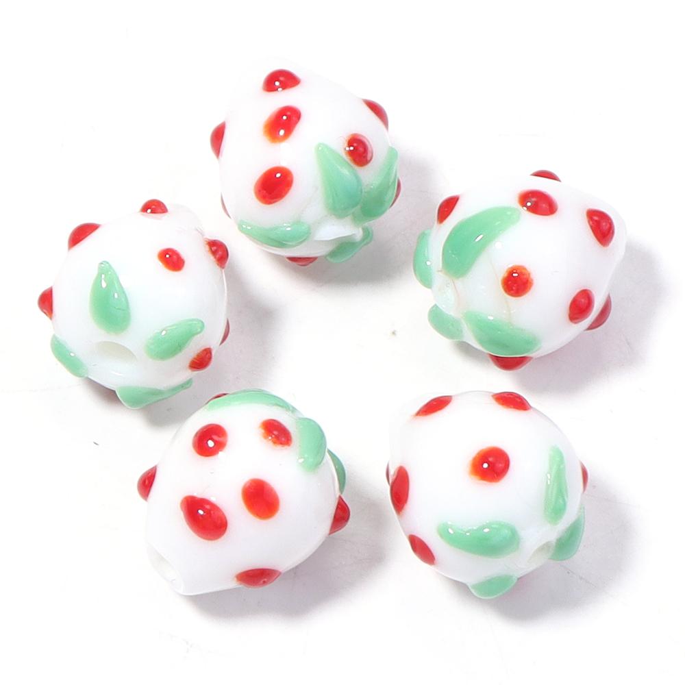 5pcs/lot Colored Strawberry Shaped Lampwork Beads Loose Spacer Glass Beads For DIY Charms Bracelet Earrings Jewelry Accessories
5pcs/lot Colored Strawberry Shaped Lampwork Beads Loose Spacer Glass Beads For DIY Charms Bracelet Earrings Jewelry Accessories