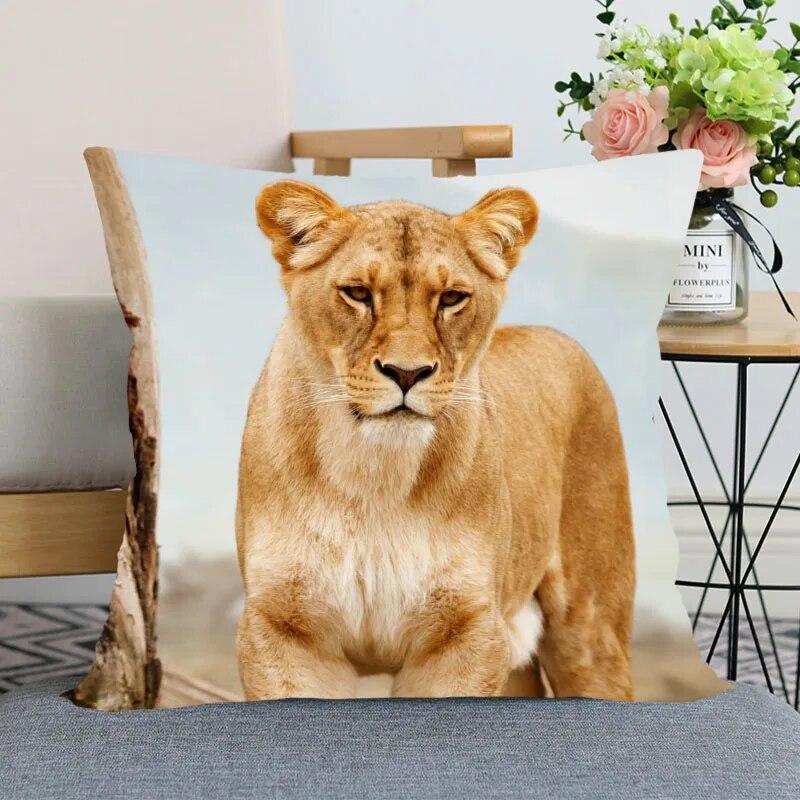 Новое поступление, наволочка с изображением льва, украшение для дома, невидимая молния 40x40cm
Новое поступление, наволочка с изображением льва, украшение для дома, невидимая молния 40x40cm