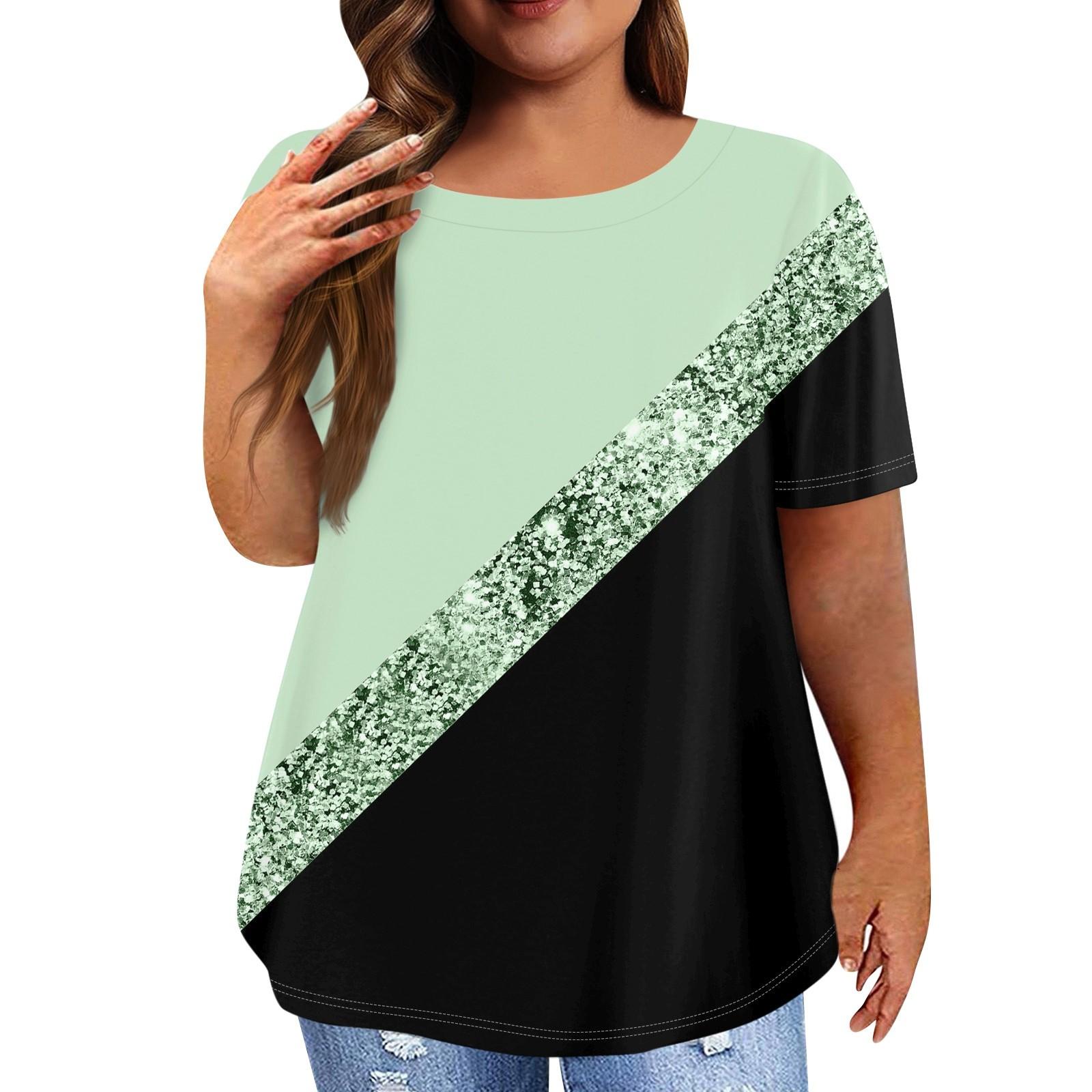 Женский модный повседневный топ с короткими рукавами и круглым вырезом больших размеров с принтом XXXXXL
Женский модный повседневный топ с короткими рукавами и круглым вырезом больших размеров с принтом XXXXXL