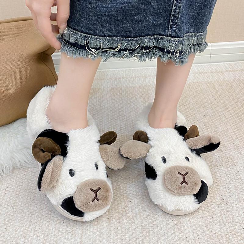 fashion New Winter Unisex Cartoon Cow Warm Plush Slippers Couple s Indoor House Slides Men And Women Toe Wrap Home Cotton Shoes 36-37
fashion New Winter Unisex Cartoon Cow Warm Plush Slippers Couple s Indoor House Slides Men And Women Toe Wrap Home Cotton Shoes 36-37