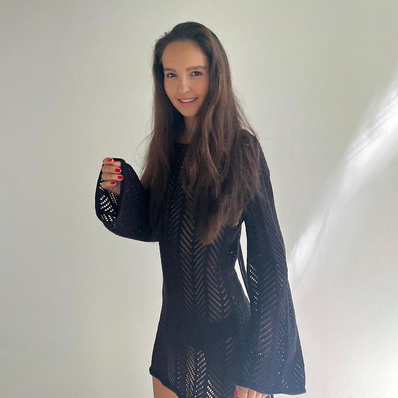 Европейский и американский вязаный пуловер для защиты от солнца (2025) One size
Европейский и американский вязаный пуловер для защиты от солнца (2025) One size