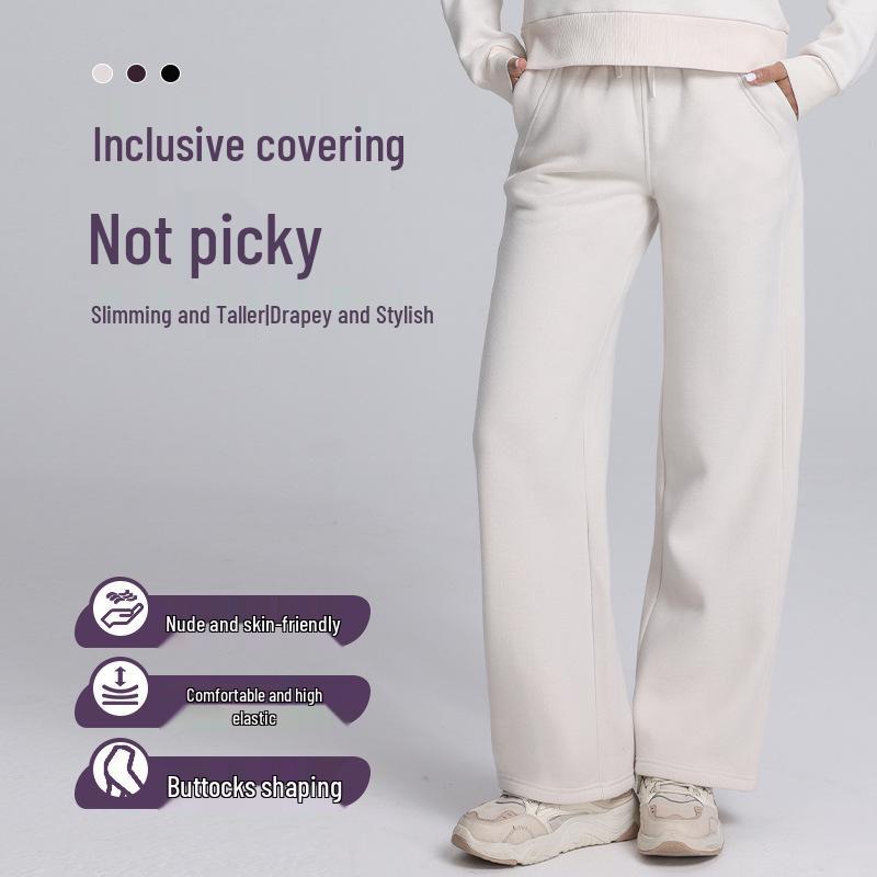 High-Waisted Fleece-Lined Yoga Pants - Women s Versatile Straight-Leg for Autumn/Winter Running & Casual Wear XS белый
High-Waisted Fleece-Lined Yoga Pants - Women s Versatile Straight-Leg for Autumn/Winter Running & Casual Wear XS белый