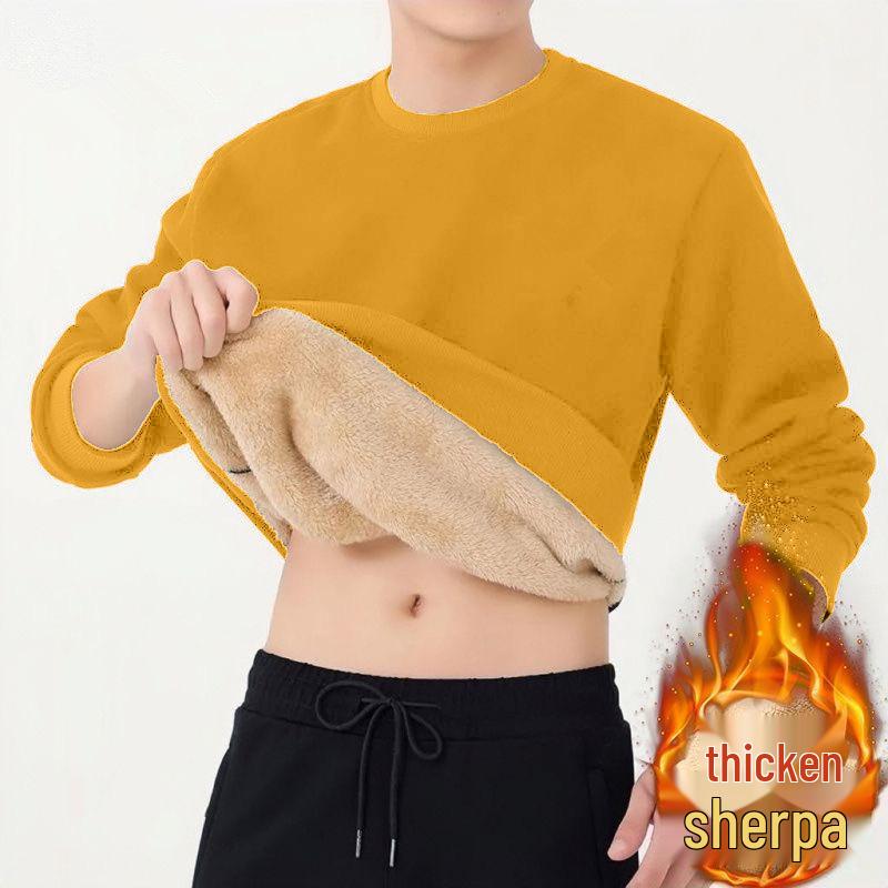 Men s Thick Lambswool Hoodie, Velvet-Lined, Winter Warmth, Round Neck, New Style Jacket XL (120-140 Jin) жовтий
Men s Thick Lambswool Hoodie, Velvet-Lined, Winter Warmth, Round Neck, New Style Jacket XL (120-140 Jin) жовтий