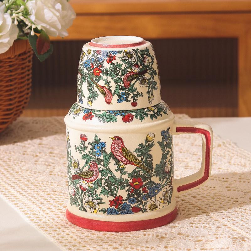 Vintage Ceramic Mug Set: One Pot, One Cup - Perfect for Girls Gifts or Newlywed Souvenirs No specification
Vintage Ceramic Mug Set: One Pot, One Cup - Perfect for Girls Gifts or Newlywed Souvenirs No specification