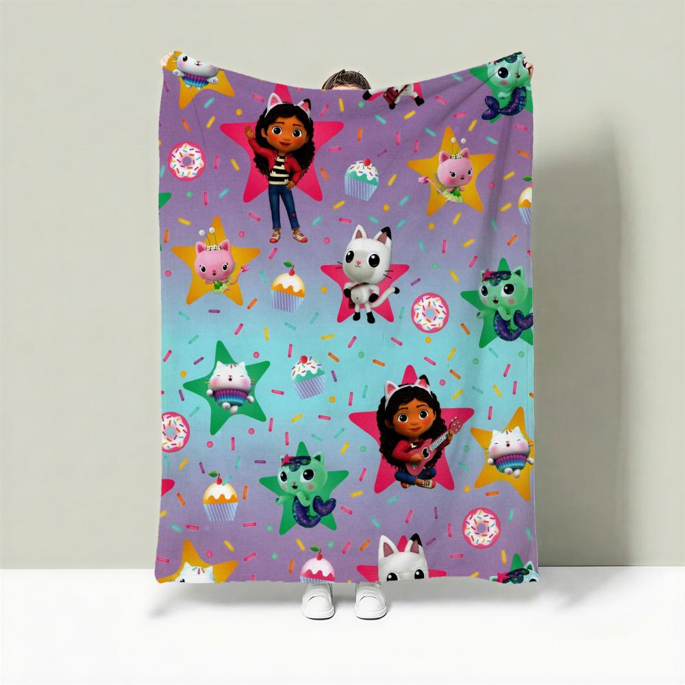 Cartoon G-Gabby s Dollhouse Throw Lightweight 240g Flannel Blanket Soft Skin-friendly for Summer Cooling 75cmx90cm
Cartoon G-Gabby s Dollhouse Throw Lightweight 240g Flannel Blanket Soft Skin-friendly for Summer Cooling 75cmx90cm