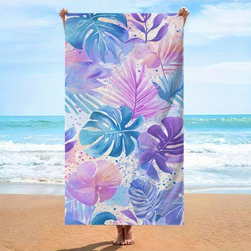 1pc Watercolor Tropical Leaves Pattern Beach Towel Soft Microfiber Fabric Bath Towels Unisex Oversized Towel for Swimming Travel W40*H60(CM)
1pc Watercolor Tropical Leaves Pattern Beach Towel Soft Microfiber Fabric Bath Towels Unisex Oversized Towel for Swimming Travel W40*H60(CM)