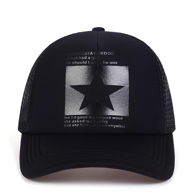 Five pointed star printed truck driver hat adjustable adult men s and women s outdoor fishing hat casual style
Five pointed star printed truck driver hat adjustable adult men s and women s outdoor fishing hat casual style