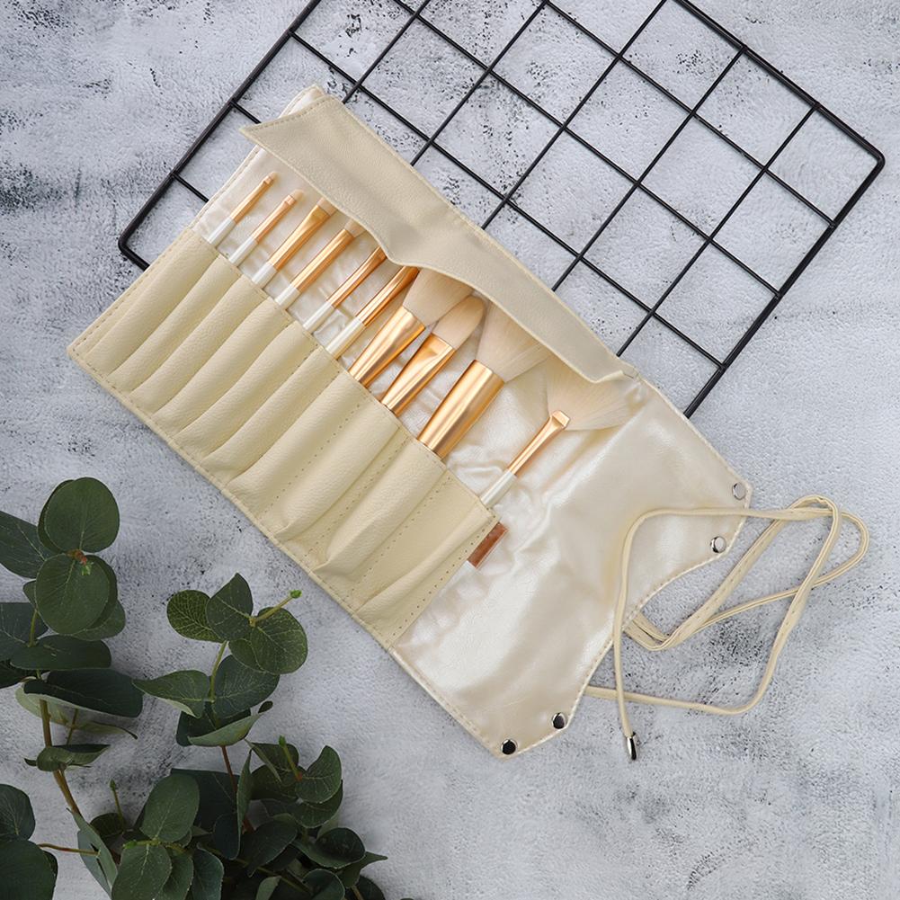 ZOREYA 10pcs Pearl White Portable Professional Makeup Blending Brushes Set with Storage Bag
ZOREYA 10pcs Pearl White Portable Professional Makeup Blending Brushes Set with Storage Bag