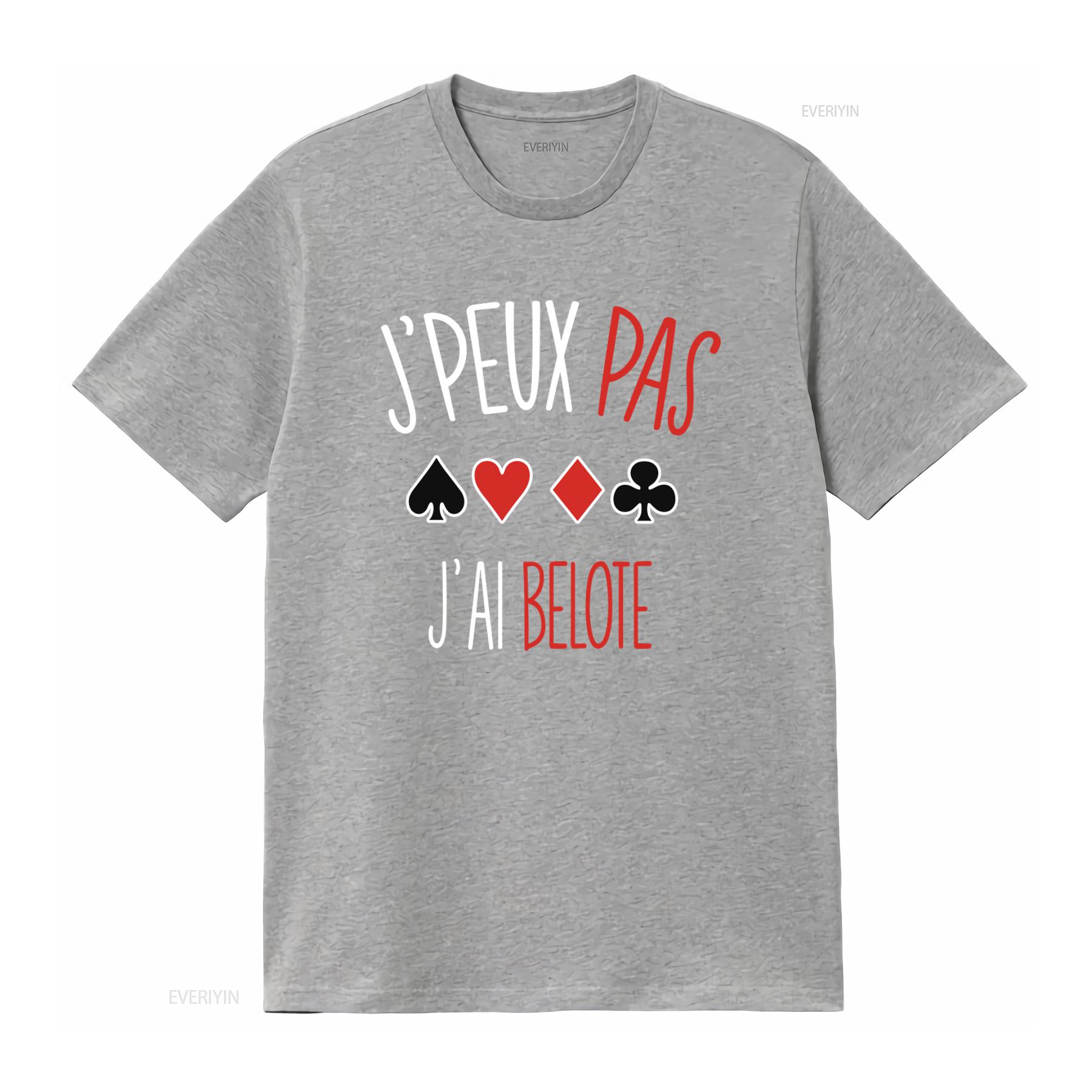 Belote I Cant JPeux Pas JAi T Shirt for Child Baby Fun Card Game Design vintage Washed Unisex Soft Stretched Versatile S
Belote I Cant JPeux Pas JAi T Shirt for Child Baby Fun Card Game Design vintage Washed Unisex Soft Stretched Versatile S