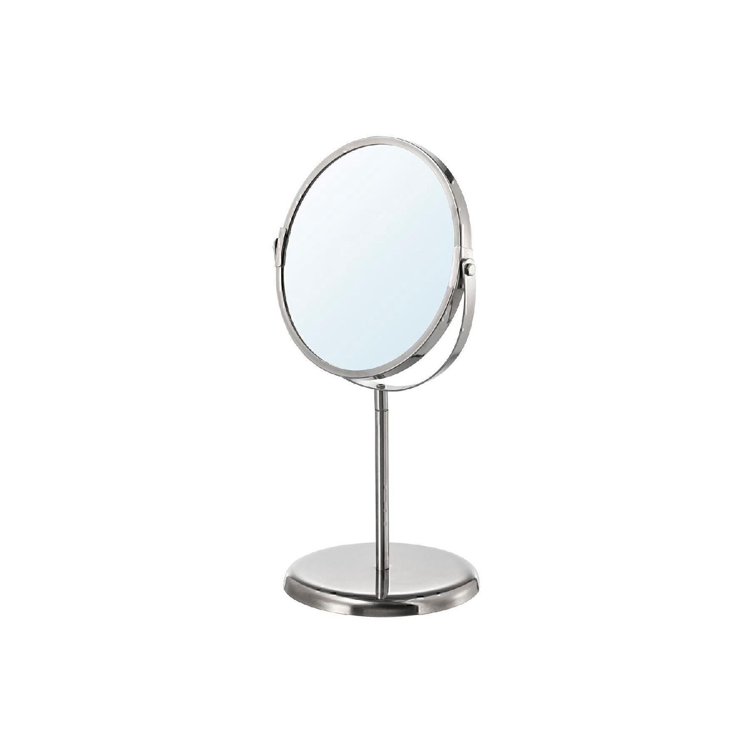 Magnifying Mirror Makeup Mirror Stainless Steel Mirror 17 Cm Diameter Double Sided Magnifies One Side 3 Times чистий
Magnifying Mirror Makeup Mirror Stainless Steel Mirror 17 Cm Diameter Double Sided Magnifies One Side 3 Times чистий