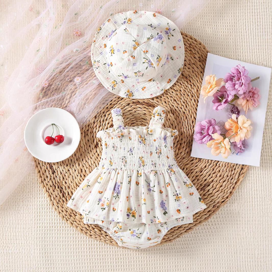 Floral Hooded Baby Romper - Summer Sun Protection Sling Bodysuit for Girls 66 cm світло-жовтого кольору
Floral Hooded Baby Romper - Summer Sun Protection Sling Bodysuit for Girls 66 cm світло-жовтого кольору