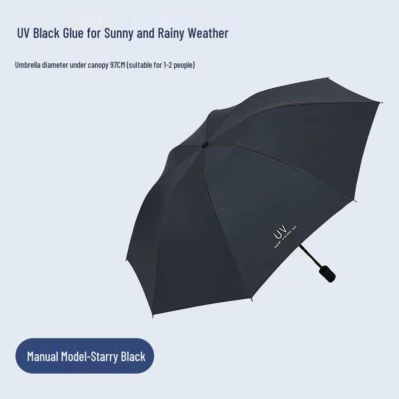 UV Umbrella: Sturdy 8-Rib, Manual Folding Dual-Use Sun & Windproof Parasol with Ultraviolet Protection.
UV Umbrella: Sturdy 8-Rib, Manual Folding Dual-Use Sun & Windproof Parasol with Ultraviolet Protection.