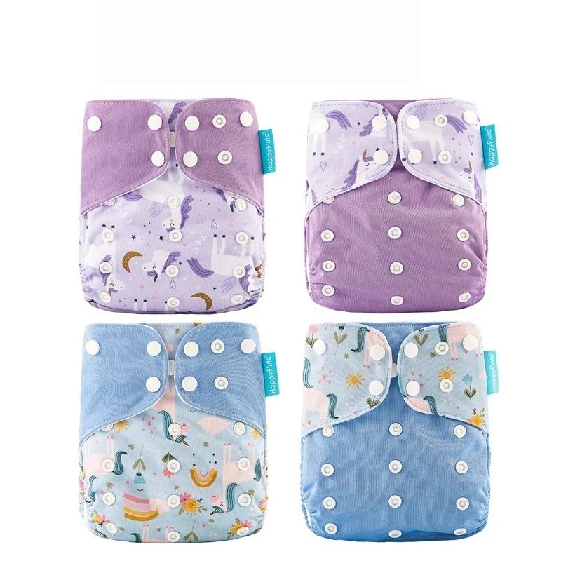 Reusable 4Pack Adjustable Pocket Cloth Diapers Suede Lining Waterproof All Sizes Baby Unisex Assorted Colors Polyester Nappies
Reusable 4Pack Adjustable Pocket Cloth Diapers Suede Lining Waterproof All Sizes Baby Unisex Assorted Colors Polyester Nappies