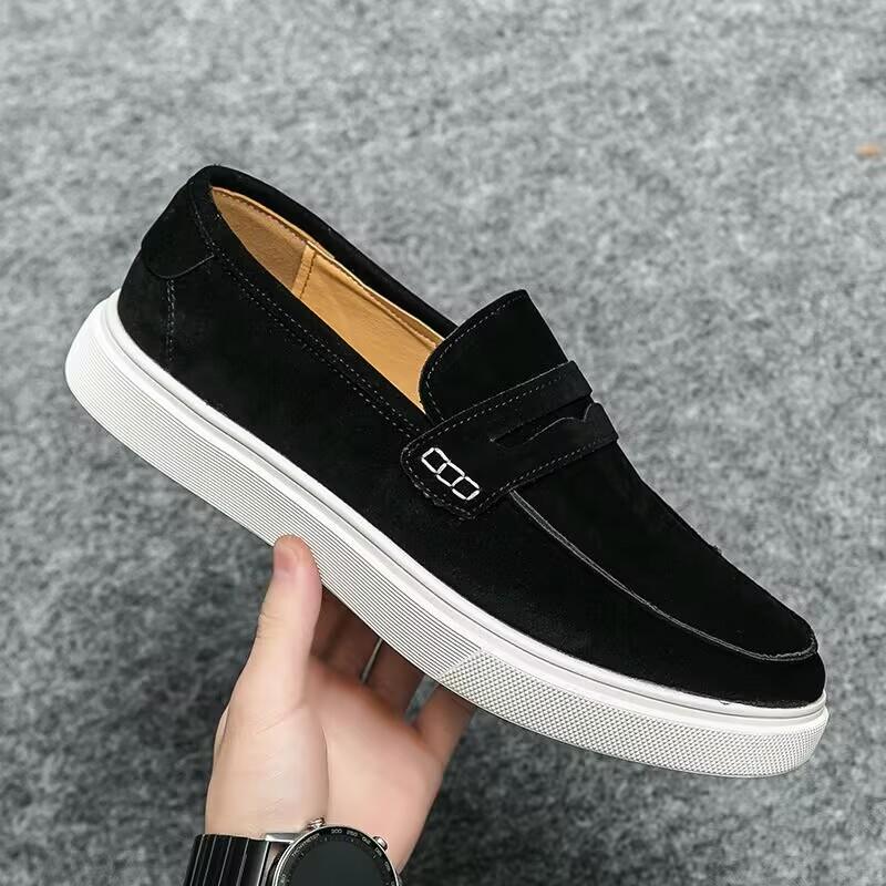 Men Leather Casual Shoes Breathable Loafers Men Sneakers 2026 New Male Comfortable Leather Flat Footwear Sneakers Men Shoes 38 чорний
Men Leather Casual Shoes Breathable Loafers Men Sneakers 2026 New Male Comfortable Leather Flat Footwear Sneakers Men Shoes 38 чорний