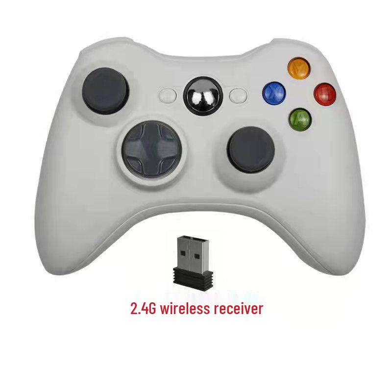 Premium Xbox 360 Wireless Controller, 2.4G Compatible with PC/TV білий
Premium Xbox 360 Wireless Controller, 2.4G Compatible with PC/TV білий