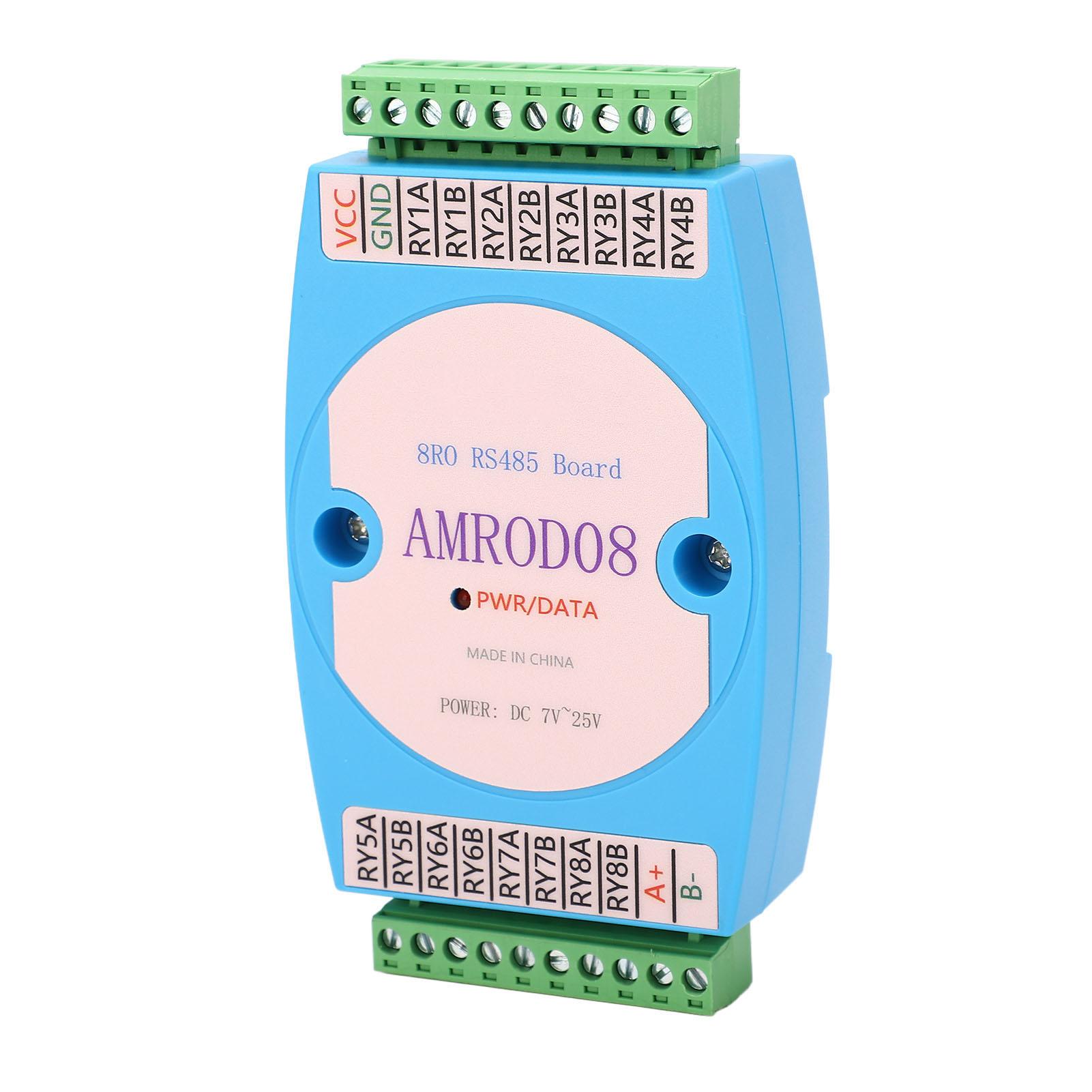 Модуль керування релейним виходом RS485, 8-канальна панель для зв’язку RTU, заміна WP8025ADAM
Модуль керування релейним виходом RS485, 8-канальна панель для зв’язку RTU, заміна WP8025ADAM