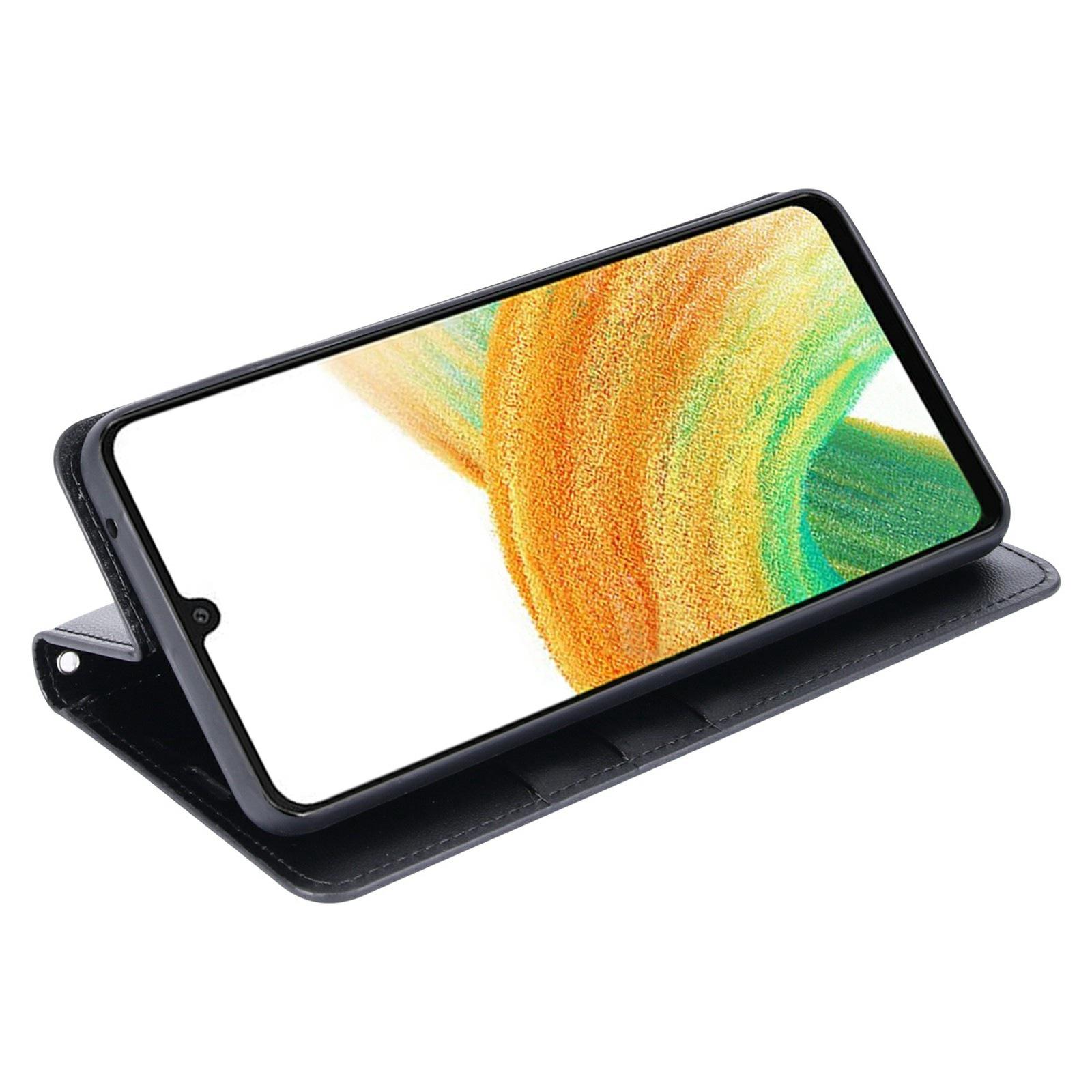 HANMAN Minuo Series for Samsung Galaxy A23 4G/5G (Global Version) Wallet Stand Phone Case PU Leather Full Protection Cover Black
HANMAN Minuo Series for Samsung Galaxy A23 4G/5G (Global Version) Wallet Stand Phone Case PU Leather Full Protection Cover Black