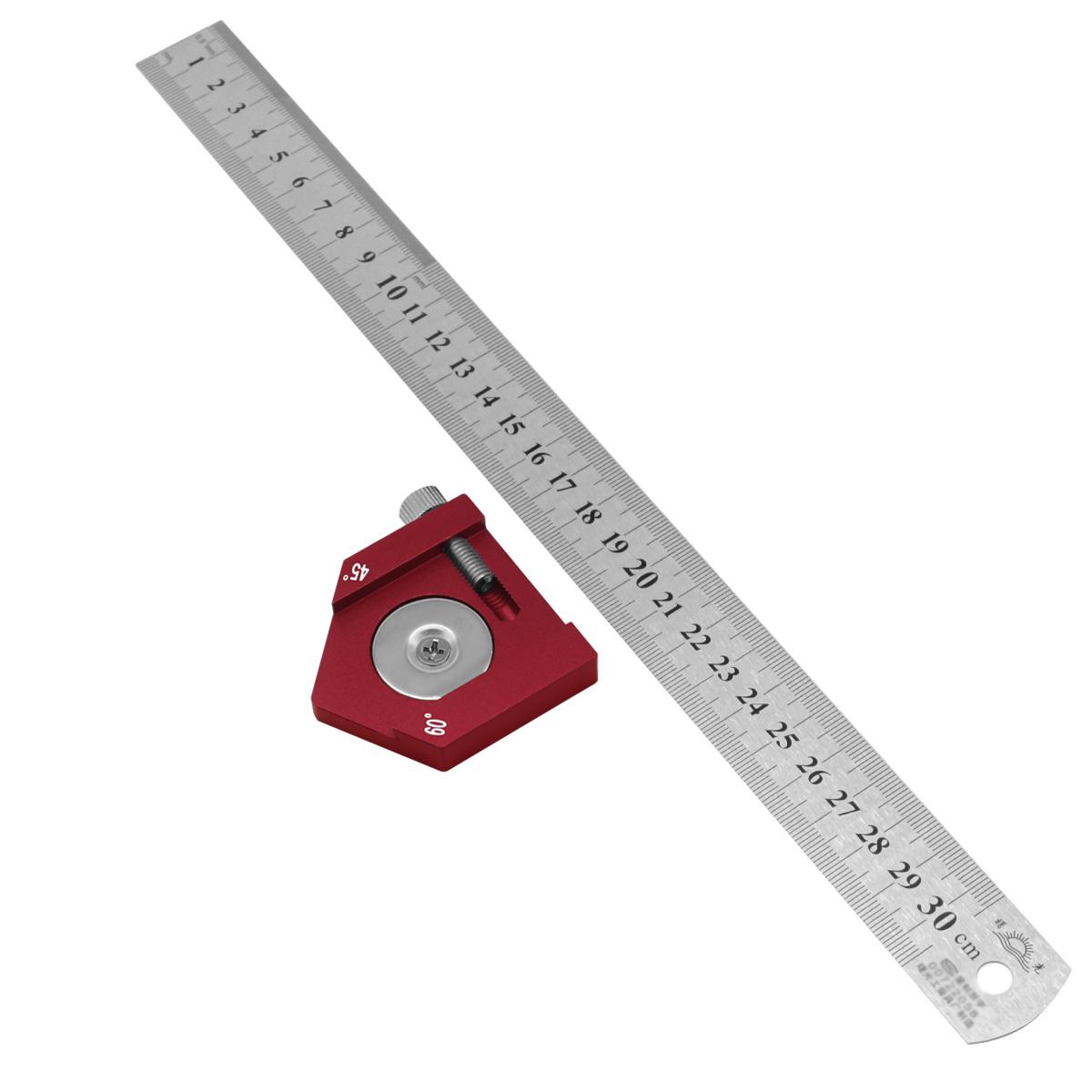 Adjustable Steel Ruler Positioning Block Combination Square Angle Marking Gauge Line Scriber Ruler Fixed Position Measuring Tool
Adjustable Steel Ruler Positioning Block Combination Square Angle Marking Gauge Line Scriber Ruler Fixed Position Measuring Tool