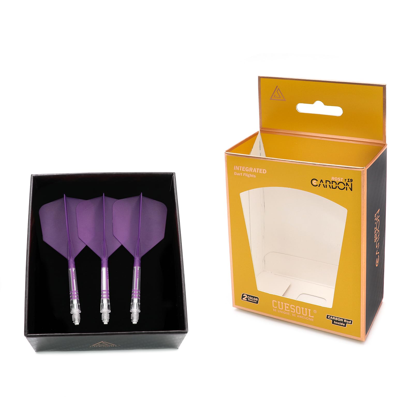 CUESOUL ROST AK57 T19 Carbon Fiber Rod Integrated Flight Big Wing Shape Set of 3 (CS-AK574-11)
CUESOUL ROST AK57 T19 Carbon Fiber Rod Integrated Flight Big Wing Shape Set of 3 (CS-AK574-11)