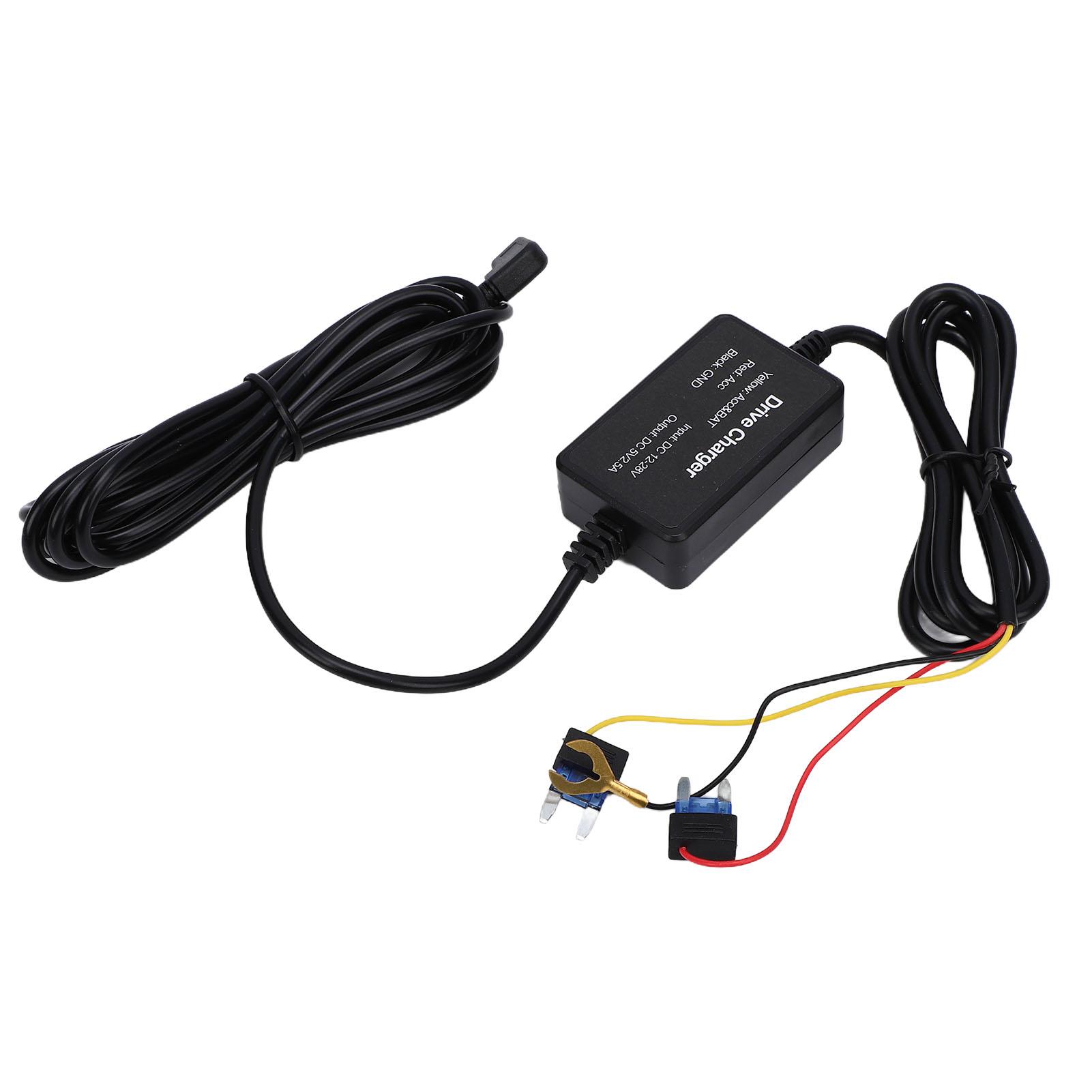 Car Cam Hardwire Kit 12-28V To 5V 2.5A with Low Voltage Type-C Hardwire Kit for 24 Hour Parking Monitoring
Car Cam Hardwire Kit 12-28V To 5V 2.5A with Low Voltage Type-C Hardwire Kit for 24 Hour Parking Monitoring
