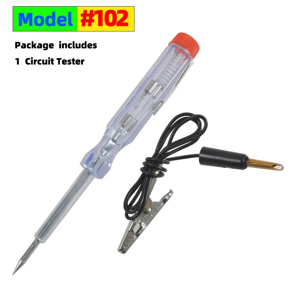 Electrical Voltage Tester Pen Probe Lamp Auto Car Light Circuit Tester Lamp Detector Diagnostic Test Tools DC 6V 12V 24V
Electrical Voltage Tester Pen Probe Lamp Auto Car Light Circuit Tester Lamp Detector Diagnostic Test Tools DC 6V 12V 24V