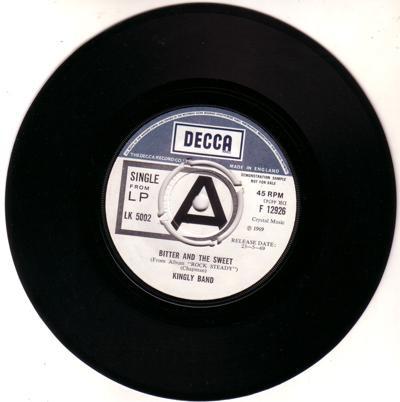 7inch Record KINGLY BAND Bitter And The Sweet Standing At F12926PROMO Decca 1969 UK Reggae Ska Dub Used
7inch Record KINGLY BAND Bitter And The Sweet Standing At F12926PROMO Decca 1969 UK Reggae Ska Dub Used