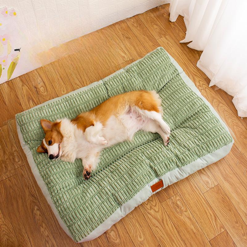 New Big Striped Pet Sleeping Mat Striped Wear-resistant Anti-slip Cat Kennel Four Seasons Universal Dog Kennel Cat Litter S(60*50)
New Big Striped Pet Sleeping Mat Striped Wear-resistant Anti-slip Cat Kennel Four Seasons Universal Dog Kennel Cat Litter S(60*50)