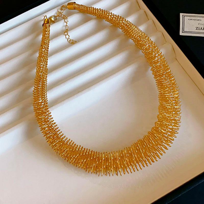 Exaggerated Spring Cut Necklaces Elegant Metallic Necklaces Personalized Fashion Necklaces Trendy Jewelry Accessories For Women Other
Exaggerated Spring Cut Necklaces Elegant Metallic Necklaces Personalized Fashion Necklaces Trendy Jewelry Accessories For Women Other