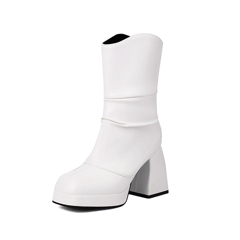 Женские короткие сапоги на высоком каблуке, осень и зима, новые, европейский и американский стиль, водонепроницаемые, на толстом каблуке, однотонные, большие размеры, короткие сапоги 40 белый
Женские короткие сапоги на высоком каблуке, осень и зима, новые, европейский и американский стиль, водонепроницаемые, на толстом каблуке, однотонные, большие размеры, короткие сапоги 40 белый