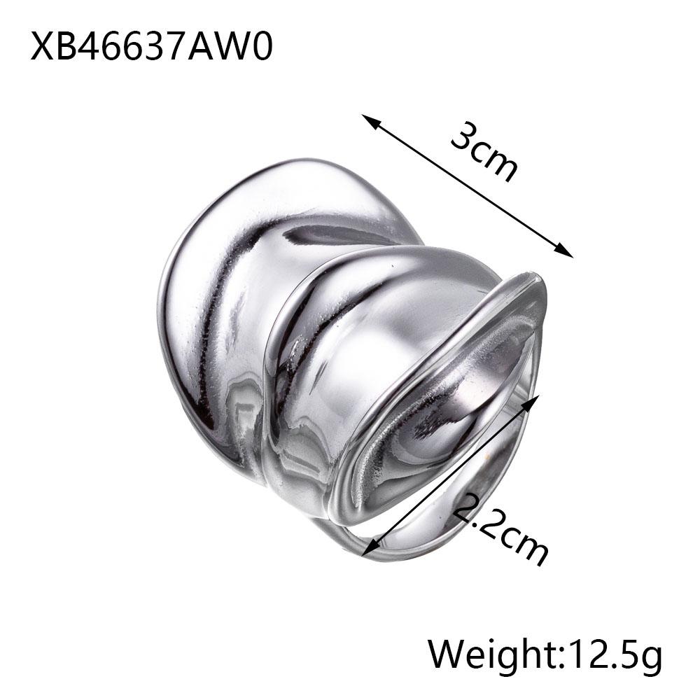 CARLIDANA Stainless Steel Silver Color Open Irregular Circle Finger Rings Titanium Steel Personalized Geometric Open Ring Women resizable
CARLIDANA Stainless Steel Silver Color Open Irregular Circle Finger Rings Titanium Steel Personalized Geometric Open Ring Women resizable