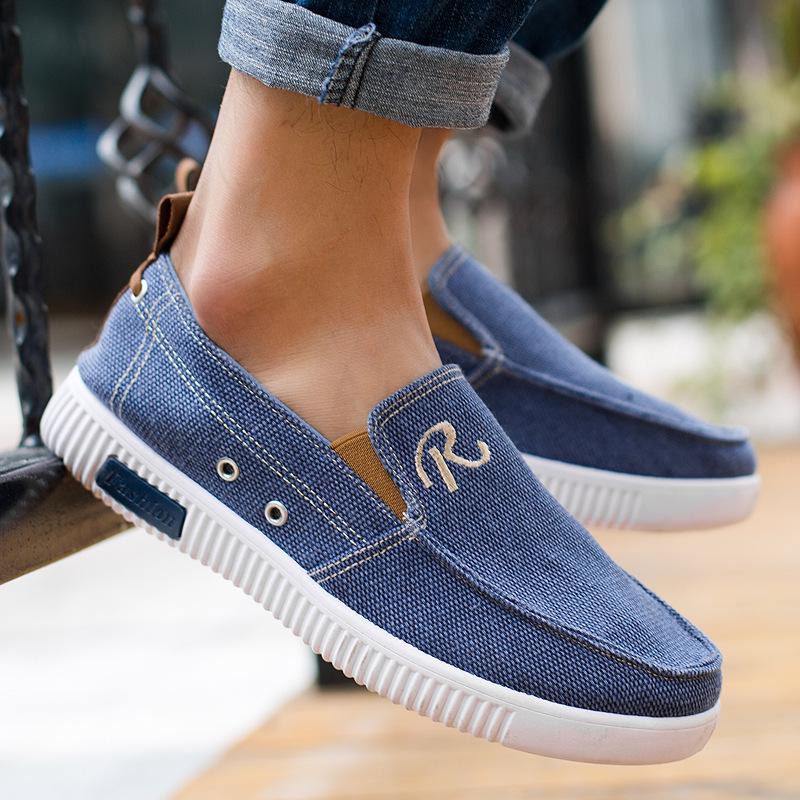 fashion Man Canvas Casual Shoes Men Loafers Low Top Breathable Men Sneakers High Quality Non-Slip Comfortable Vulcanized Shoes Man Flats 44 синій
fashion Man Canvas Casual Shoes Men Loafers Low Top Breathable Men Sneakers High Quality Non-Slip Comfortable Vulcanized Shoes Man Flats 44 синій