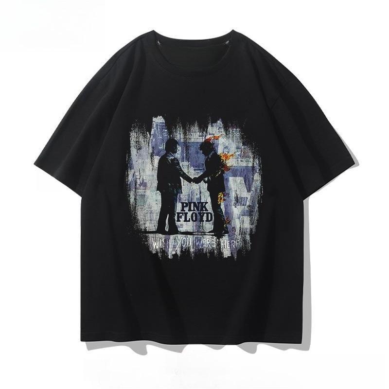 Pink Floyd - Британський рок-гурт Pink Floyd Літня чоловіча та жіноча універсальна повсякденна футболка з чистої бавовни з коротким рукавом M
Pink Floyd - Британський рок-гурт Pink Floyd Літня чоловіча та жіноча універсальна повсякденна футболка з чистої бавовни з коротким рукавом M