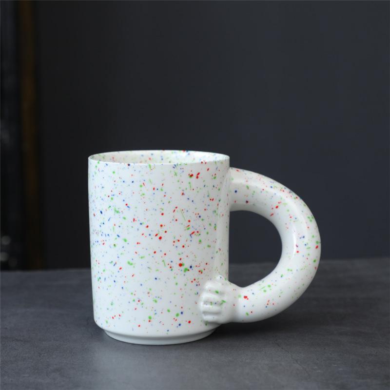 Ink Splashing Cup Wind Ceramic Fat Cup Household Water Cup Ink Dot Coffee Cup High Value 201-300ml
Ink Splashing Cup Wind Ceramic Fat Cup Household Water Cup Ink Dot Coffee Cup High Value 201-300ml