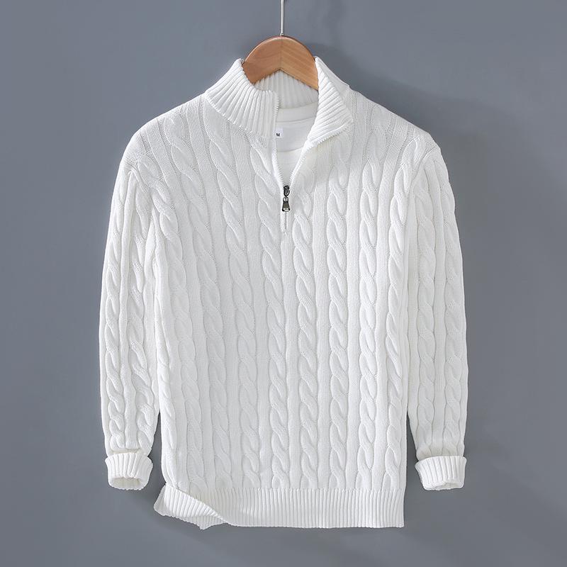 Men s Thick Knit High Neck Cable Sweater - Autumn Winter Collection Small білий
Men s Thick Knit High Neck Cable Sweater - Autumn Winter Collection Small білий