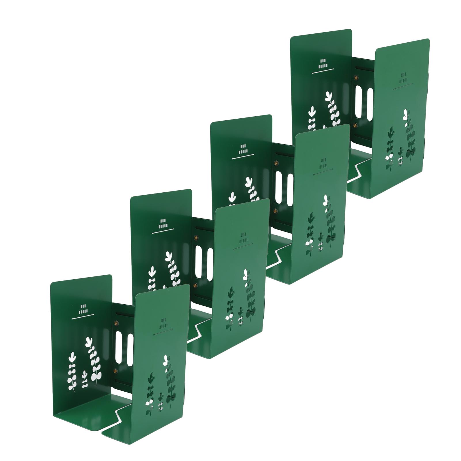 4pcs Bookends Retractable Structure Flexible Regulable Metal Slim Design Heavy Duty Support Book Shelf Holder
4pcs Bookends Retractable Structure Flexible Regulable Metal Slim Design Heavy Duty Support Book Shelf Holder