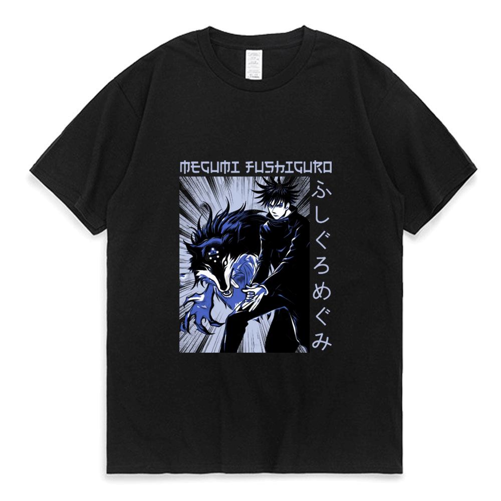 Jujutsu Kaisen Funny Cartoon Pattern Print T Shirt Women Men Fashion Fushiguro Megumi T-shirt Japanese Streetwear Tees Male XS чорний
Jujutsu Kaisen Funny Cartoon Pattern Print T Shirt Women Men Fashion Fushiguro Megumi T-shirt Japanese Streetwear Tees Male XS чорний