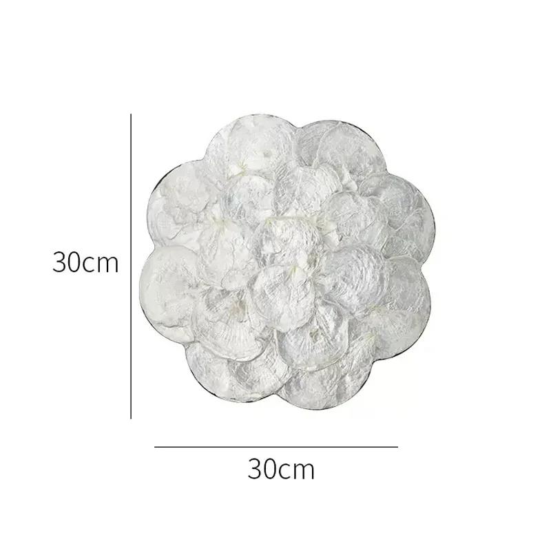 Light Luxury Natural Shell Tray Dining Table Insulating Mat Desktop Organizer Flower Trimmed Decorative Placemats
Light Luxury Natural Shell Tray Dining Table Insulating Mat Desktop Organizer Flower Trimmed Decorative Placemats
