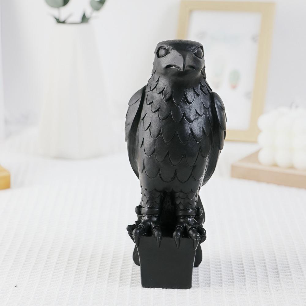 Retro Black Eagle Statue Realistic Falcon Statue Funny Animal Sculpture Halloween Party Decoration
Retro Black Eagle Statue Realistic Falcon Statue Funny Animal Sculpture Halloween Party Decoration