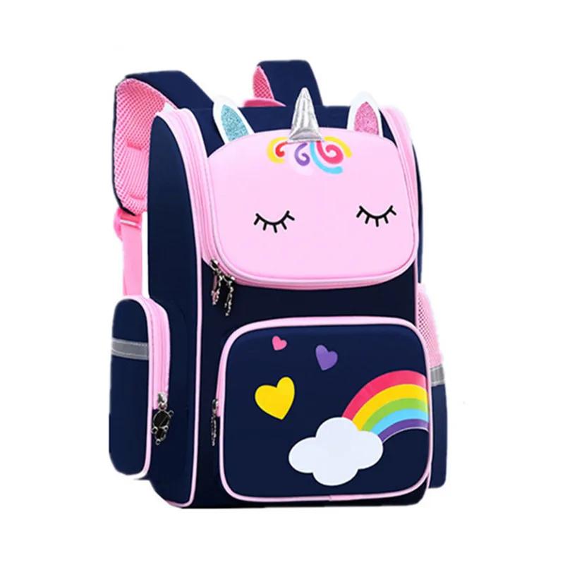 Pink Purple Rainbow Schoolbag Cute Cartoon Kids School Bags for Girls Primary School Backpack Student Book Bag Children s Gift синій
Pink Purple Rainbow Schoolbag Cute Cartoon Kids School Bags for Girls Primary School Backpack Student Book Bag Children s Gift синій