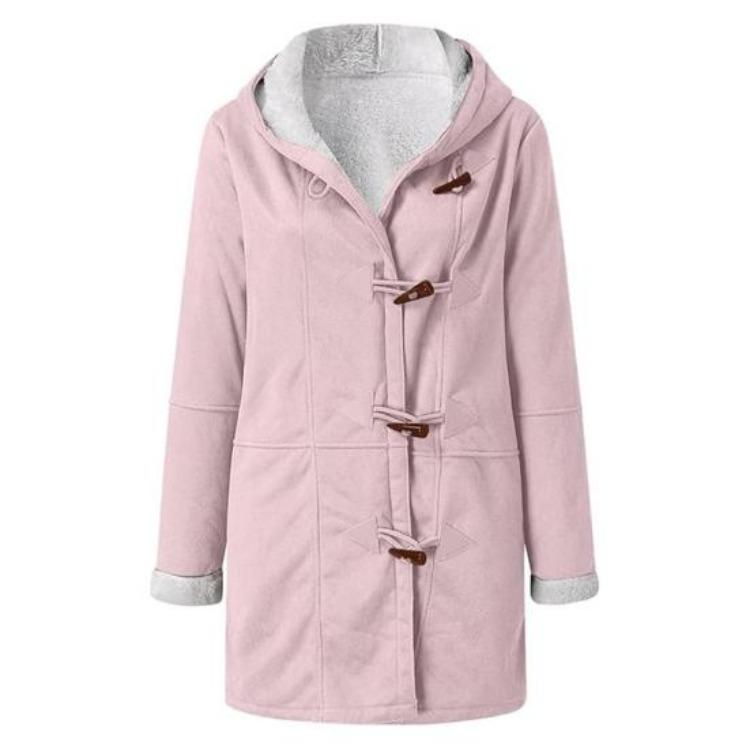 Winter Thermal Coat with Hood Thickened Fleece Lined Faux Suede Jacket Mid Length Long Sleeve Outdoor Casual Outerwear with Pockets S розовый
Winter Thermal Coat with Hood Thickened Fleece Lined Faux Suede Jacket Mid Length Long Sleeve Outdoor Casual Outerwear with Pockets S розовый