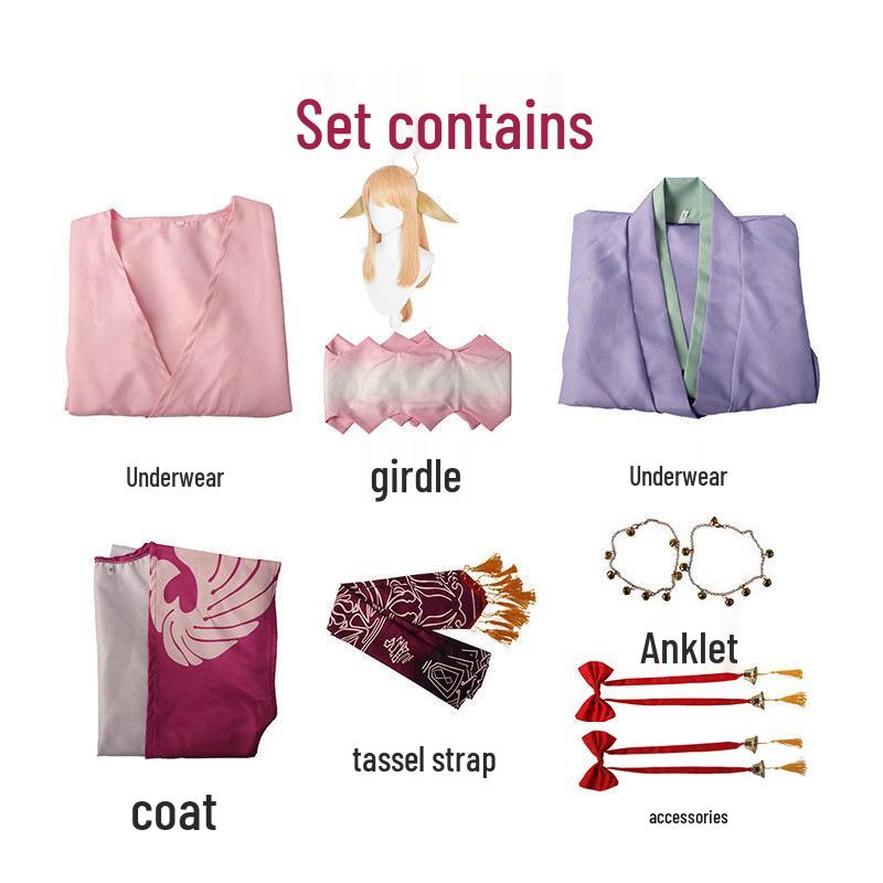 Little Matchmaker Tushan Susu & Honghong Fox Demon Hanfu Cosplay Costume for Women XXL
Little Matchmaker Tushan Susu & Honghong Fox Demon Hanfu Cosplay Costume for Women XXL