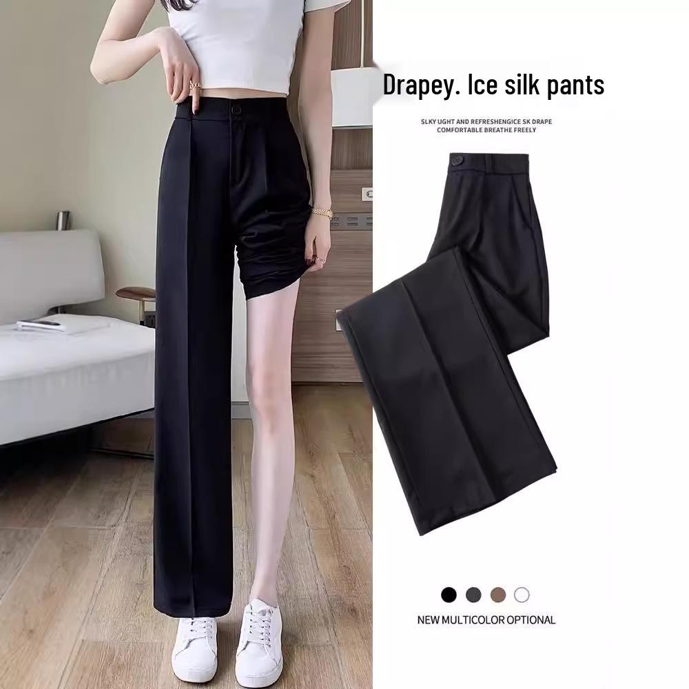2024 Spring High-Waist Drape Wide-Leg Pants for Petite Women - Elegant Casual Suit XS
2024 Spring High-Waist Drape Wide-Leg Pants for Petite Women - Elegant Casual Suit XS