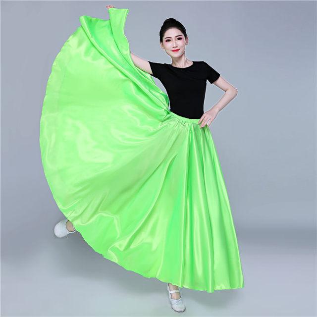 Women Satin Skirt Belly Dance Women Gypsy Long Skirts Dancer Practice Wear Assorted Solid Purple Gold Dance Skirt M світло-зелений колір
Women Satin Skirt Belly Dance Women Gypsy Long Skirts Dancer Practice Wear Assorted Solid Purple Gold Dance Skirt M світло-зелений колір