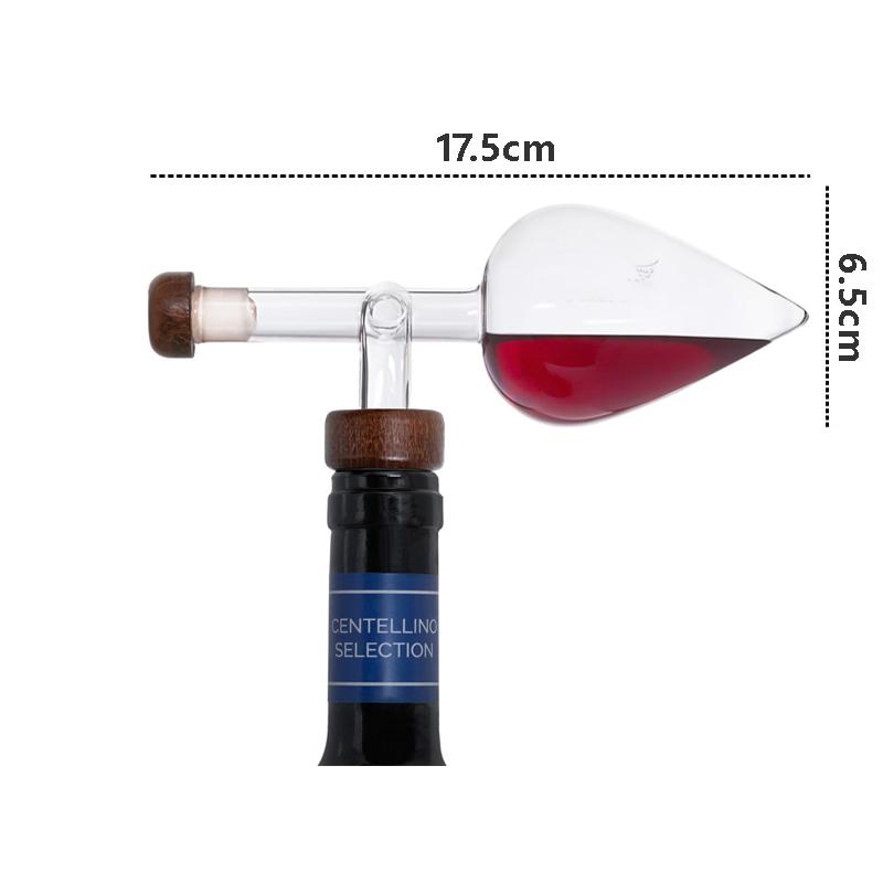 UNTIOR Red Wine Aerator Portable Round/Peach shaped Transparent Quick Decanter Spout Glass Bar Sobering Device for Beach Table
UNTIOR Red Wine Aerator Portable Round/Peach shaped Transparent Quick Decanter Spout Glass Bar Sobering Device for Beach Table